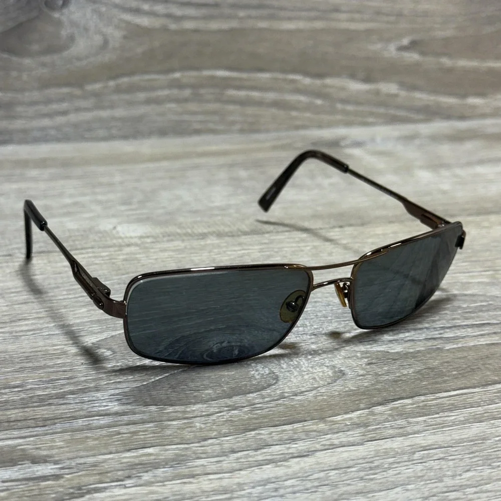 Carrera Cruise/U/S Mens Brown Metal Rectangle Sunglasses Frame 59-17 130 7SJP-RA